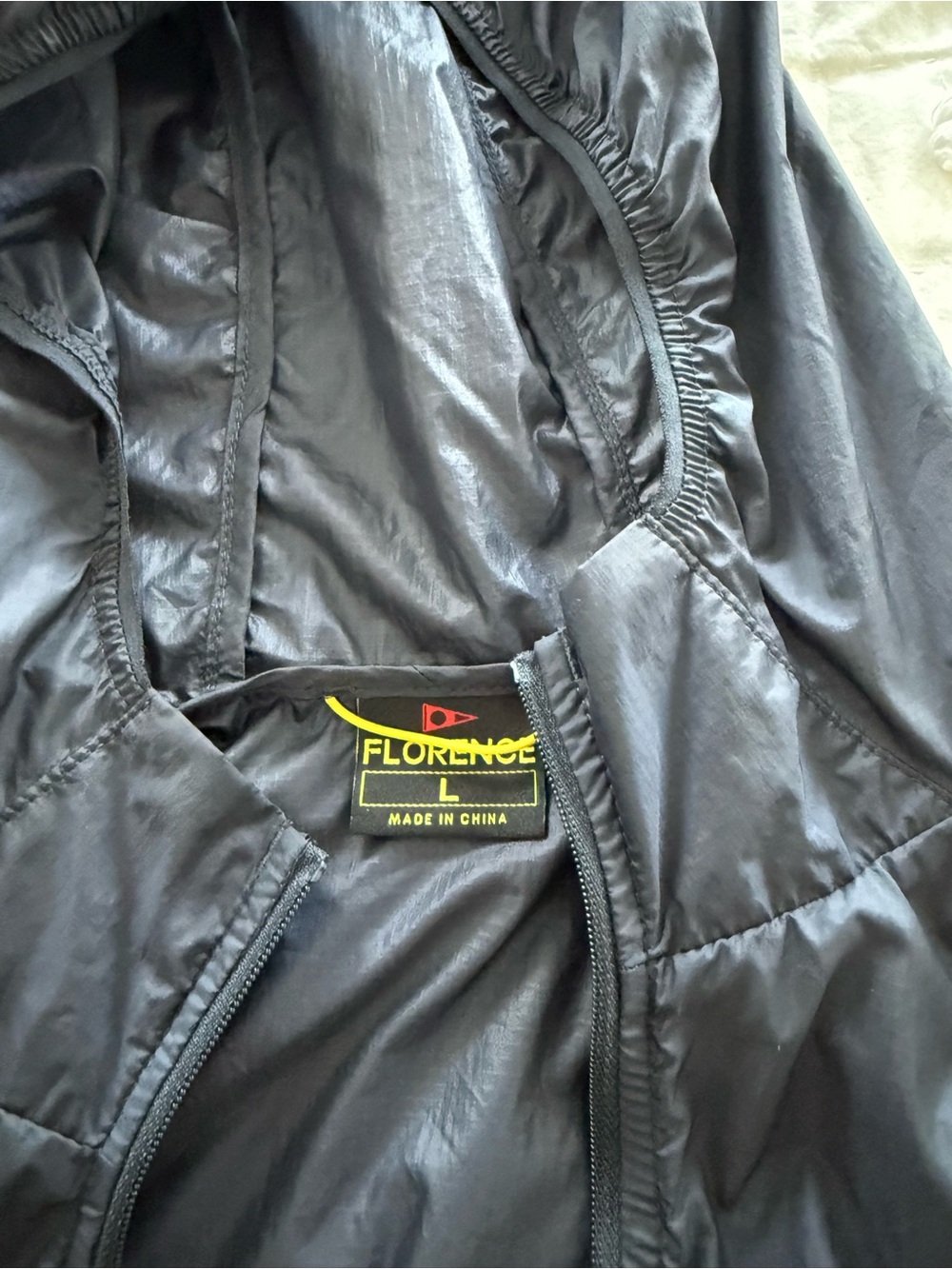 Florence Marine Cordura packable windbreaker - L